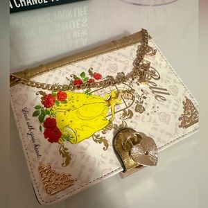 Rare Aldo X Disney Belle Storybook Clutch/crossbody Bag